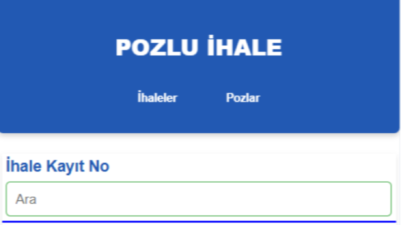 Pozlu İhale