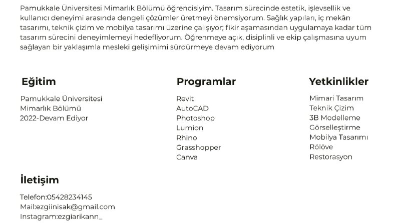 HAKKIMDA
