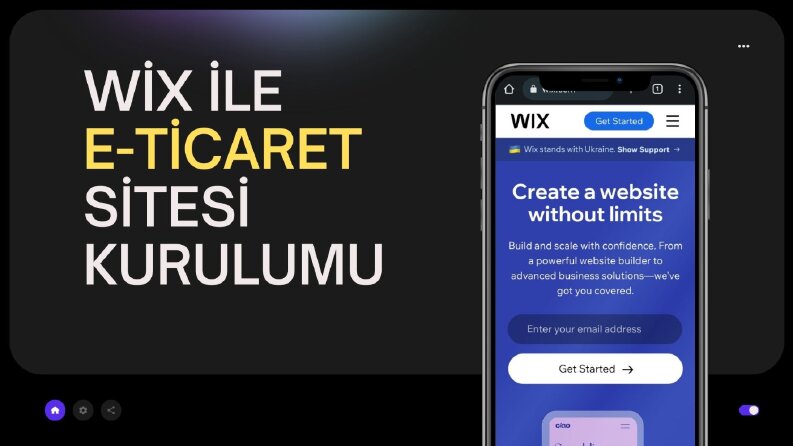 WİX İLE E-TİCARET SİTESİ 