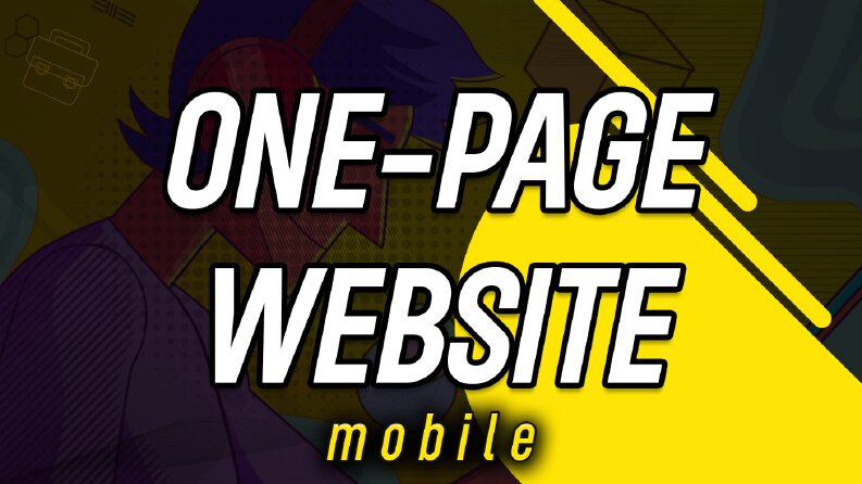 E-Ticaret One Page Mobile Web Sitesi Tasarımları