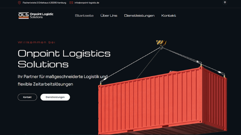 Onpoint-Logistic Kurumsal Websitesi