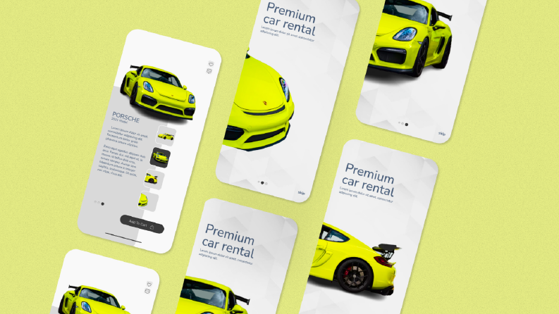 Araç mobil uygulama tasarımı 