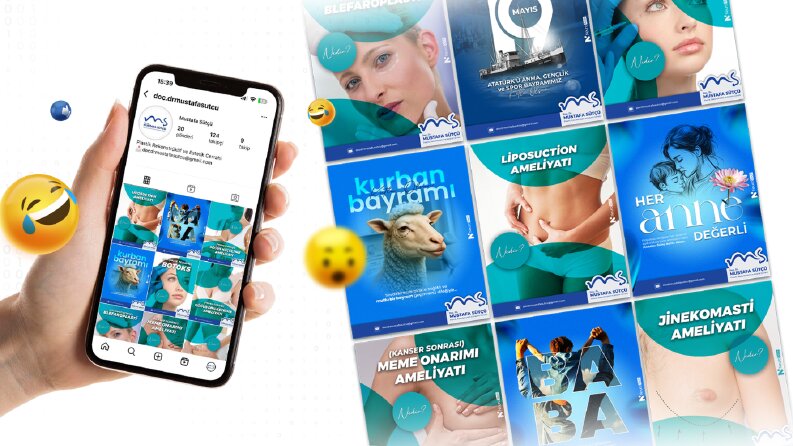 Sağlık Sektörü Sosyal Medya Tasarımları