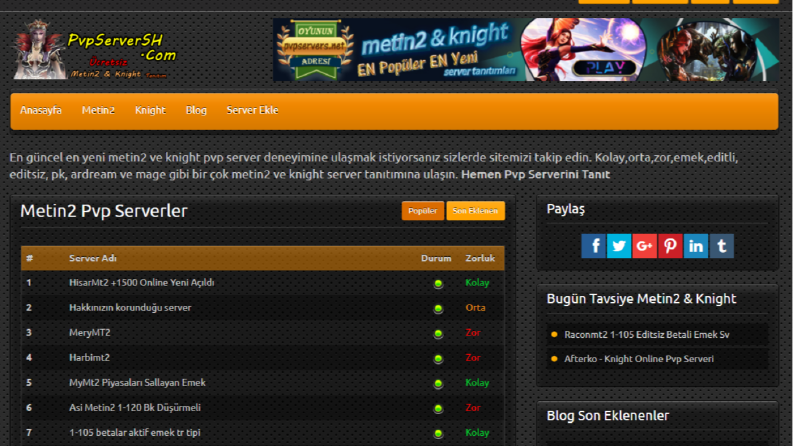 https://www.pvpserversh.com/  Sitesine Banner Tasarımı