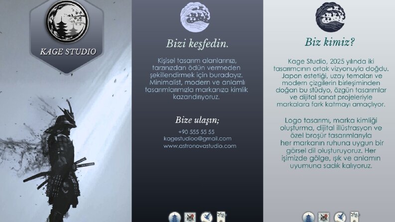 Markanız için broşür.