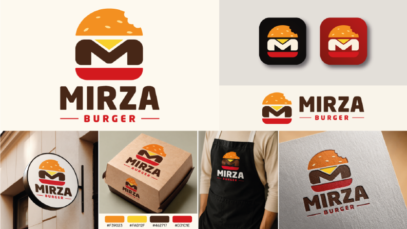Mirza Burger Logo Tasarımım
