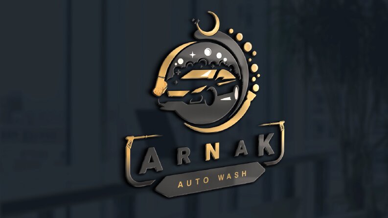 Arnak Auto Wash Kurumsal Logo Çalışması