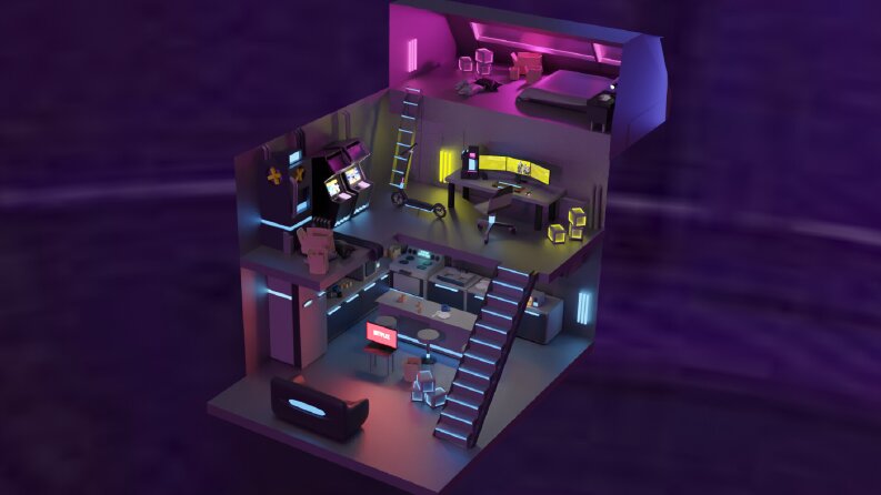 Cyberpunk Temalı Ev