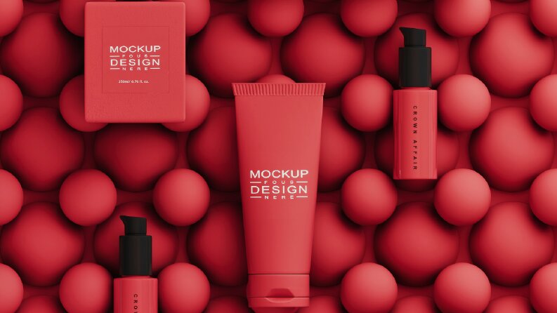 Kozmetik Mockup Çalışması