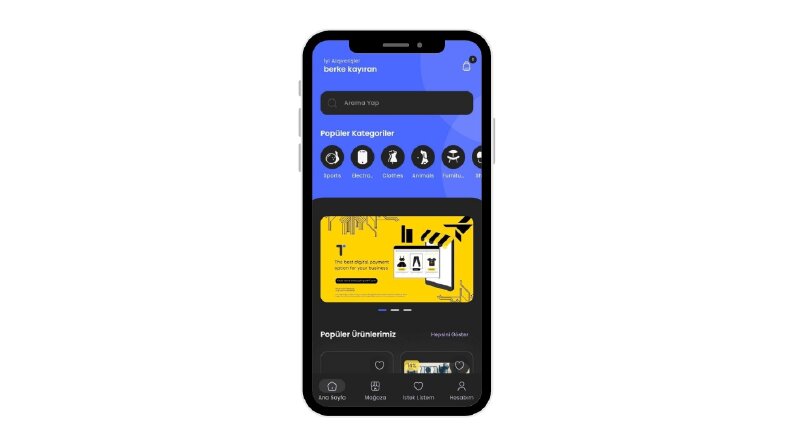 E-TİCARET MOBİL UYGULAMA