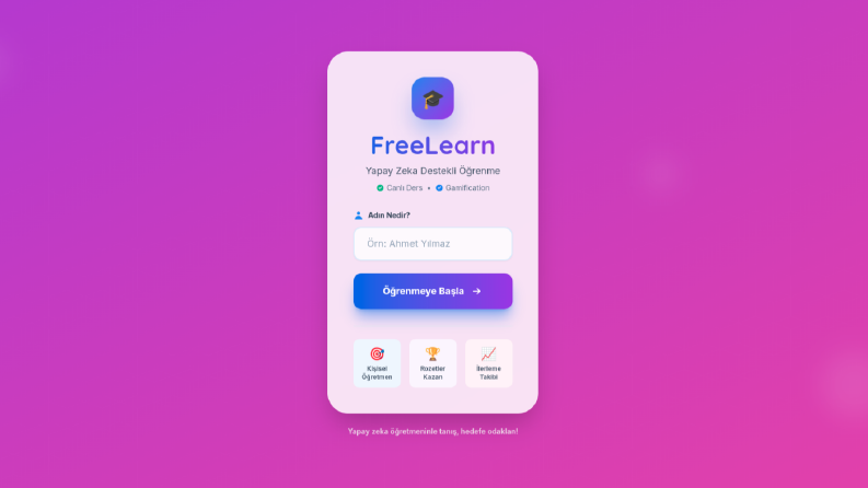 AI-Live: Gemini Live API ile Gerçek Zamanlı Eğitim Platformu
