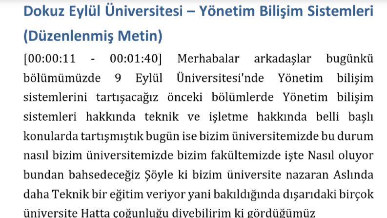 Hızlı ve Hatasız Ses/Video Deşifre |  Transkripsiyon