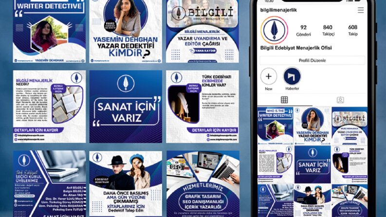 Bilgili Menajerlik Sosyal Medya Tasarımları