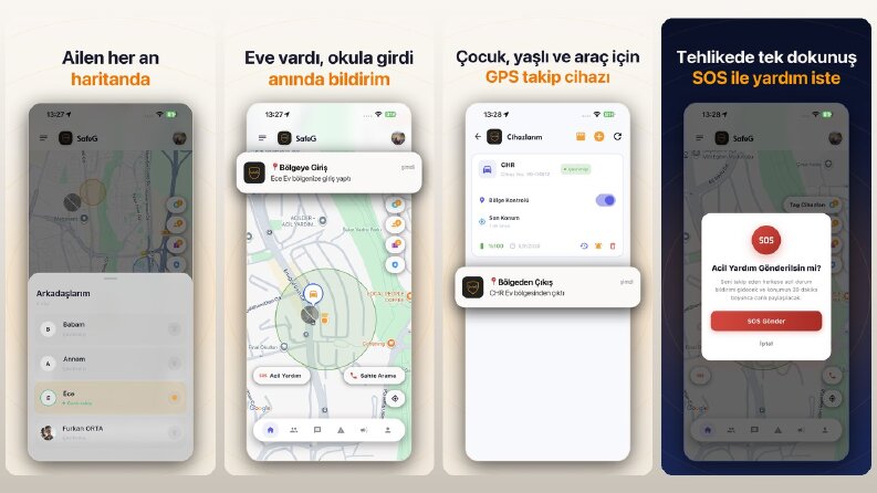 SafeG - Canlı Konum Takibi ve Güvenlik Uygulaması