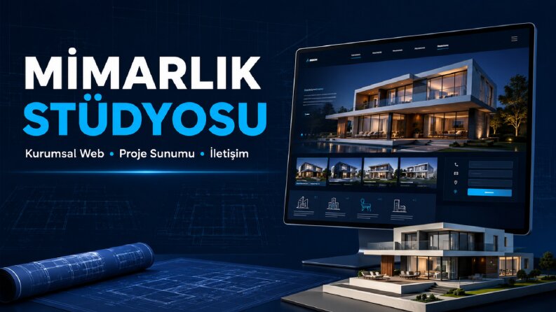 Mimarlık Stüdyosu - Modern Kurumsal Web Arayüzü