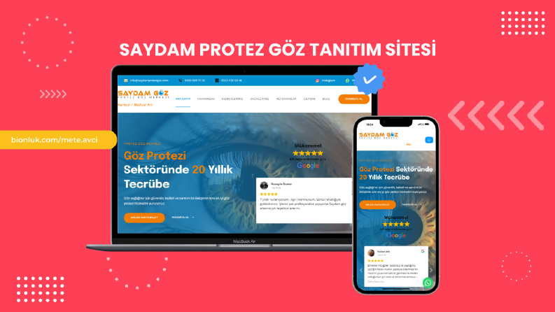 Protez Göz Firması Tanıtım Sitesi