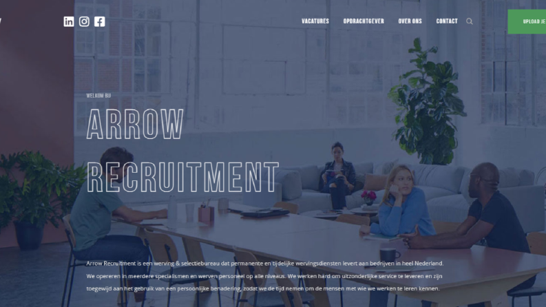 Arrow Recruitment İş İlanları Web Sitesi