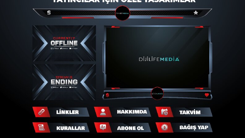 Yayıncılara özel grafik tasarımları