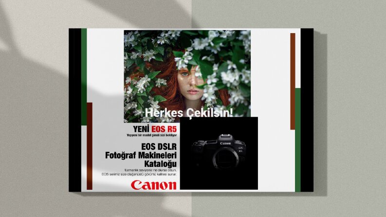 Canon Fotoğraf Makinesi Katalog Tasarımı