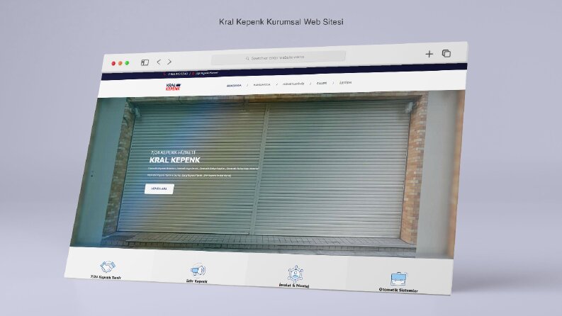 Kral Kepenk Kurumsal Web Sitesi