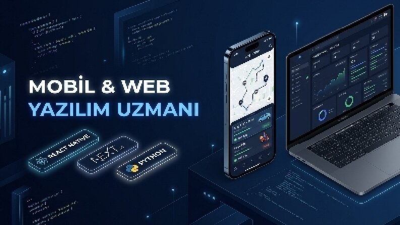 1 Günde Teslim React Native Mobil Uygulama ve Next.js Web Sistemleri geliştiririm