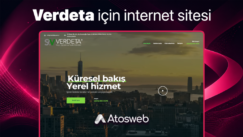 VERDETA Kurumsal Web Sitesi