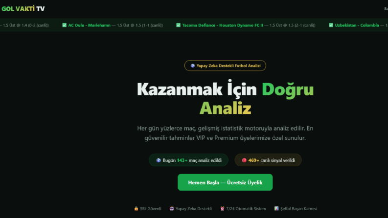 Analiz (SaaS) Sitesi