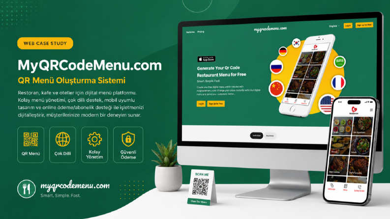 myqrcodemenu.com qr menü oluşturma sistemi