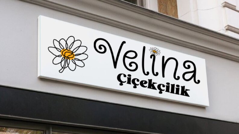 Velina Çiçekçilik - Konsept Logo