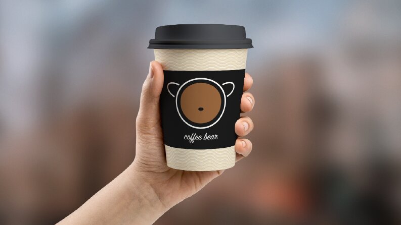 Coffee Bear Logo Tasarımı
