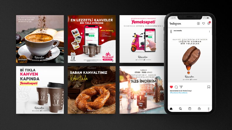 Cafe Sosyal Medya Tasarımları