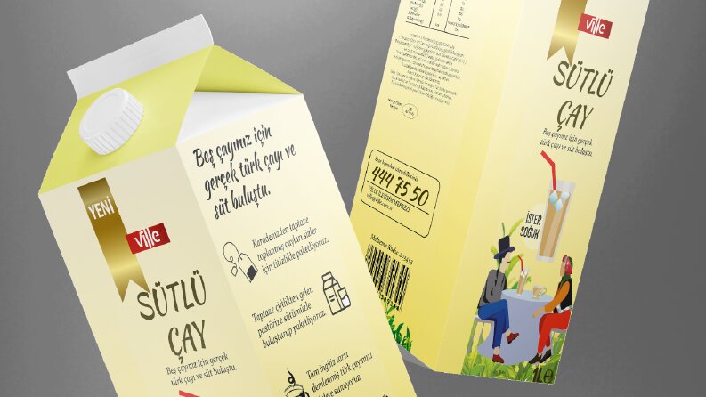 Sütlü Çay Ambalaj Tasarımı