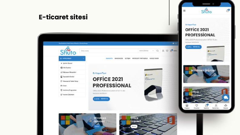 E-shuto e-ticaret sitesi