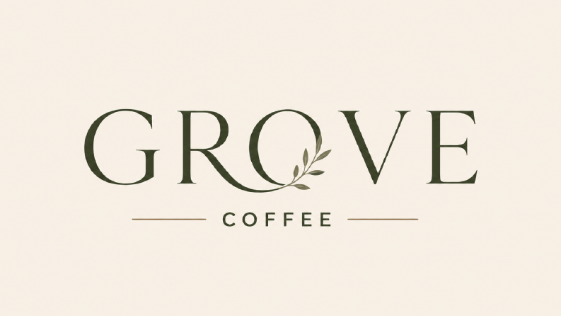Butik Kahve Markası Logo Tasarımı | Grove Coffee