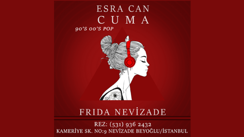 Frida Nevizade Dj Afiş Tasarımı