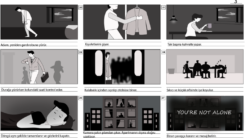 Storyboard Çalışması