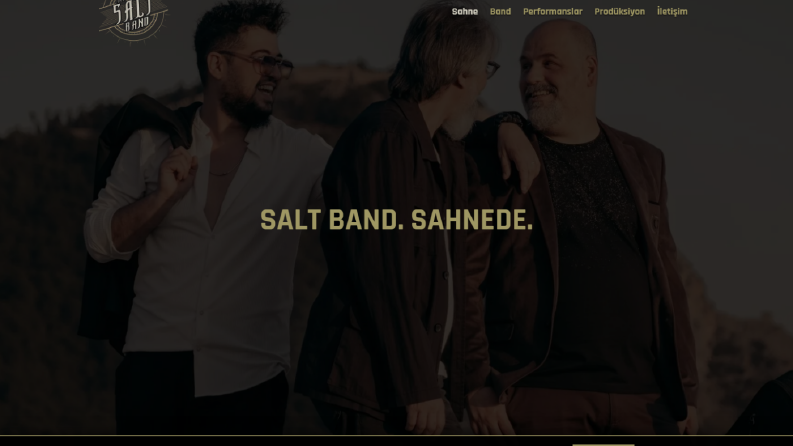 Salt Band - Canlı Müzik Grubu Web Sitesi