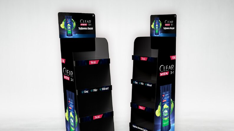 Clear 3in1 - Stand Giydirme