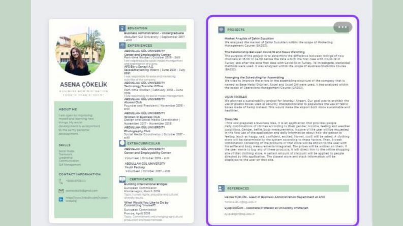 CV Tasarımı