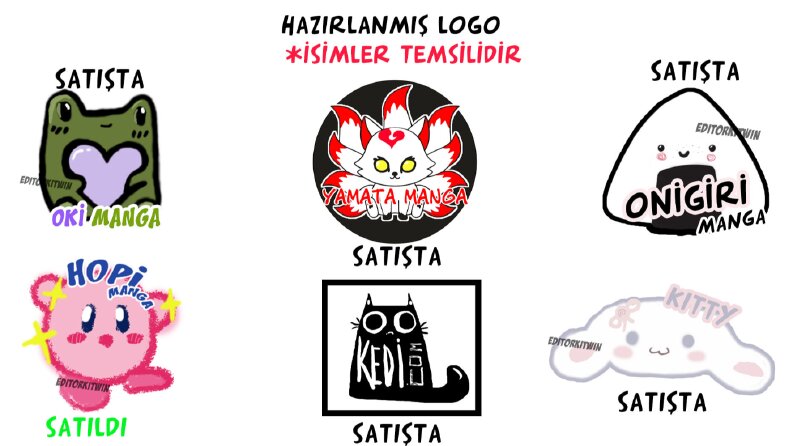 Manga webtoon sitesi için logo (satılık)