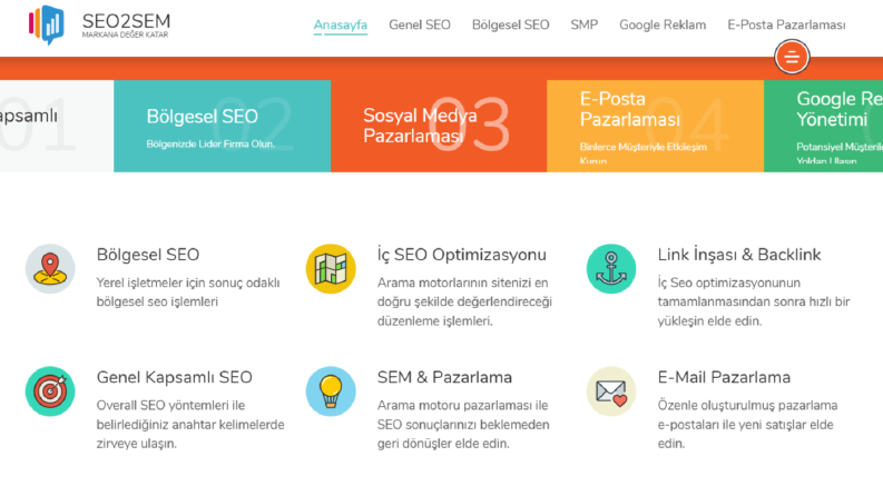 SEO2SEM Seo Web Sitesi