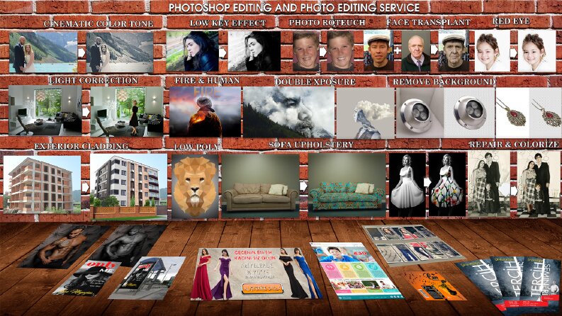 Profesyonel Photoshop Hizmetleri Servisi