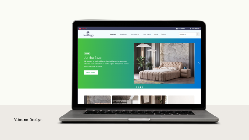 Ürün tanıtımı odaklı kurumsal web sitesi