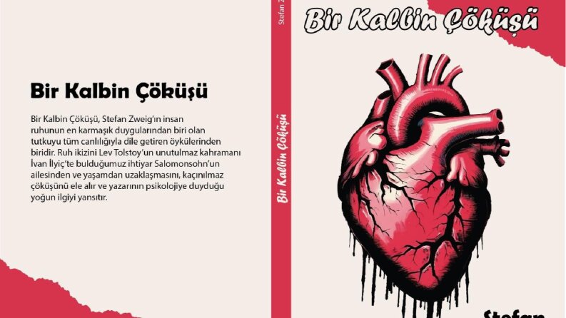 Bir Kalbin Çöküşü Kitap Kapağı Tasarımı