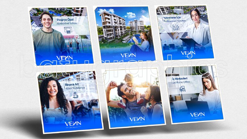 Sosyal Medya Tasarımları - Venn Antalya