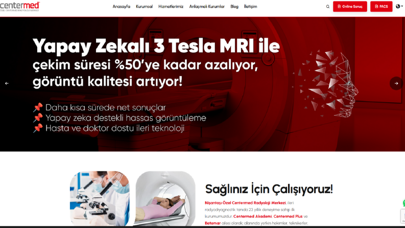 Centermed Web Sitesi Backend Geliştirme