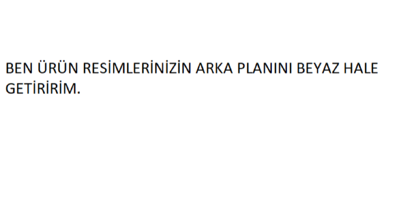 İş örneğim