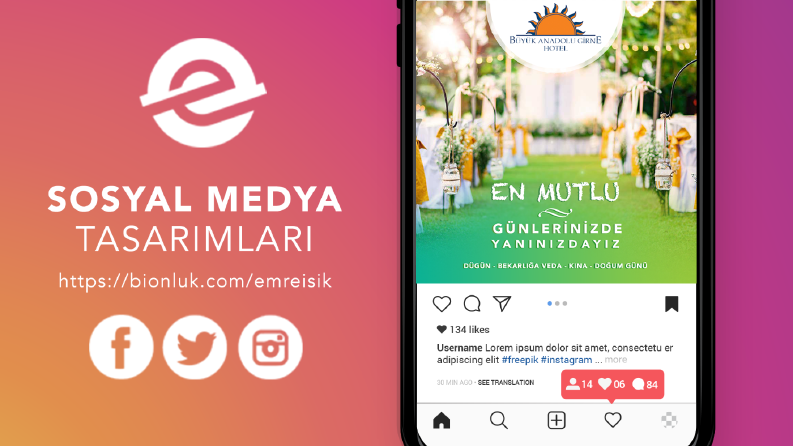 Otel Organizasyon Etkinlik Sosyal Medya Görseli