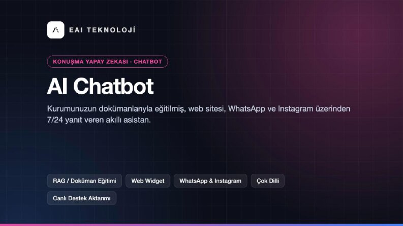 Kurumsal AI Chatbot - Doküman Eğitimli Akıllı Asistan