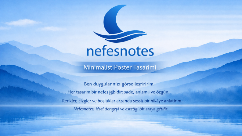 nefesnotes – Minimalist Poster Tasarımı